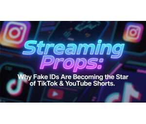 Streaming Props: Why Fake IDs Are Becoming the Star of TikTok & YouTube Shorts
