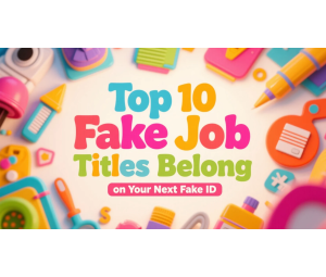 Top 10 Fake Job Titles That Belong on Your Next Fake ID