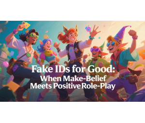 Fake IDs for Good: When Make-Belief Meets Positive Role-Play