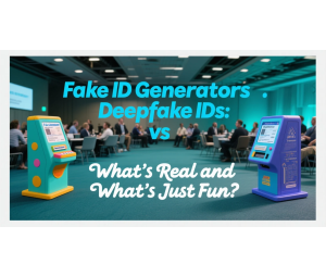 Fake ID Generators vs. Deepfake IDs: What’s Real and What’s Just Fun?