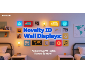Novelty ID Wall Displays: The New Dorm Room Status Symbol