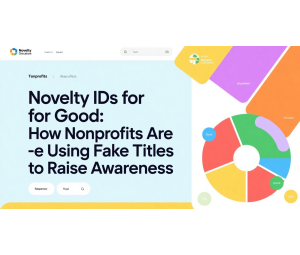 Novelty IDs for Good: How Nonprofits Are Using Fake Titles to Raise Awareness