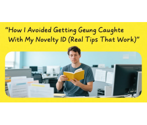 How I Avoided Getting Caught With My Novelty ID (Real Tips That Work)