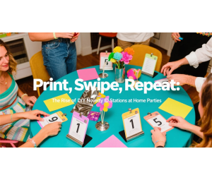 Print, Swipe, Repeat: The Rise of DIY Novelty ID Stations at Home Parties