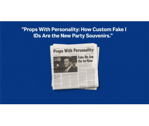 Props With Personality: How Custom Fake IDs Are the New Party Souvenirs