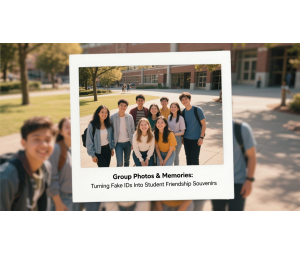 Group Photos & Memories: Turning Fake IDs Into Student Friendship Souvenirs