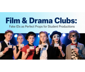 Film & Drama Clubs: Fake IDs as Perfect Props for Student Productions
