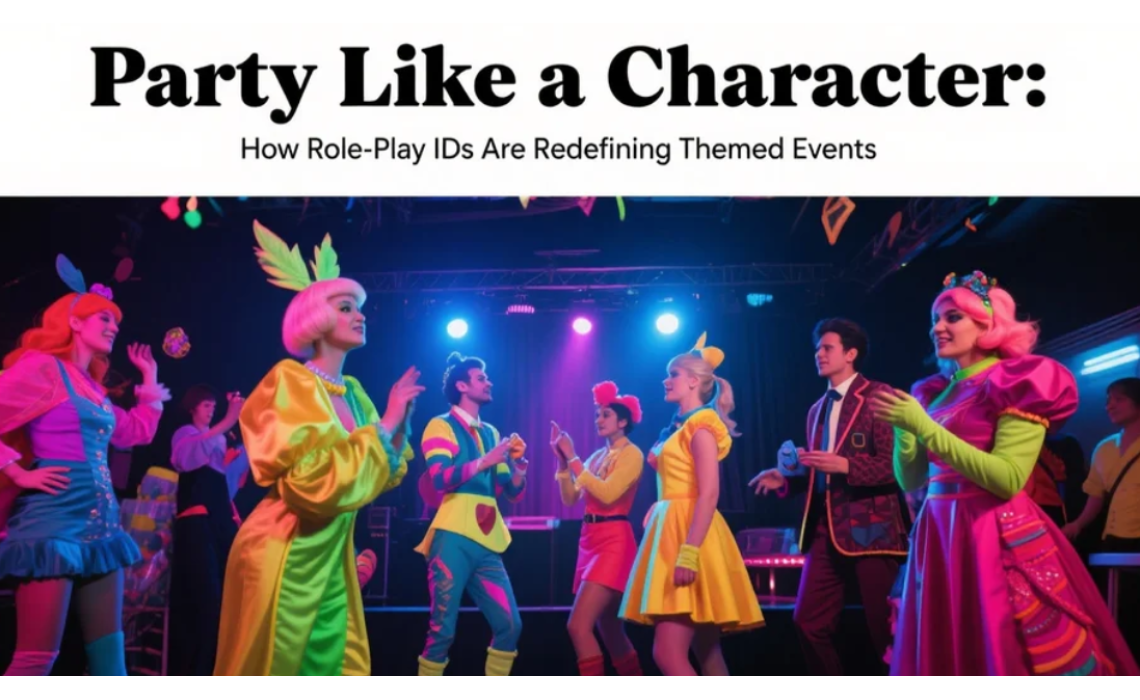 Party Like a Character: How Role-Play IDs Are Redefining Themed Events Party Like a Character: How Role-Play IDs Are Redefining Themed Events