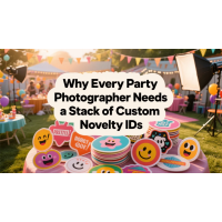 Why Every Party Photographer Needs a Stack of Custom Novelty IDs