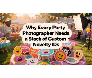 Why Every Party Photographer Needs a Stack of Custom Novelty IDs