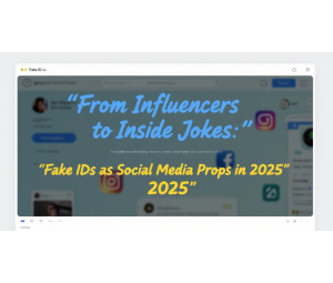 From Influencers to Inside Jokes: Fake IDs as Social Media Props in 2025