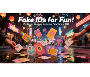 Fake IDs for Fun: Why Novelty Cards Are the Hottest Party Trend of 2025