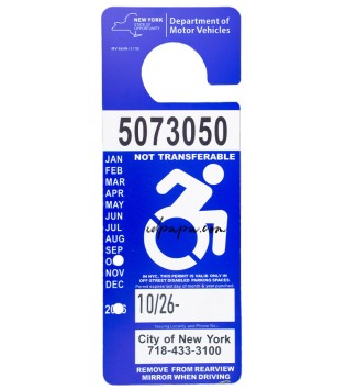 New York Disabled Parking Permit