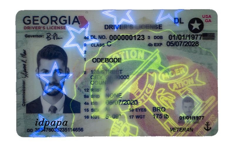 Georgia scannable IDs Georgia scannable IDs