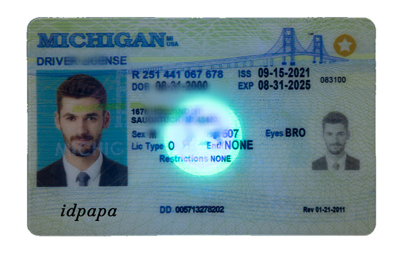 Michigan scannable fake-id