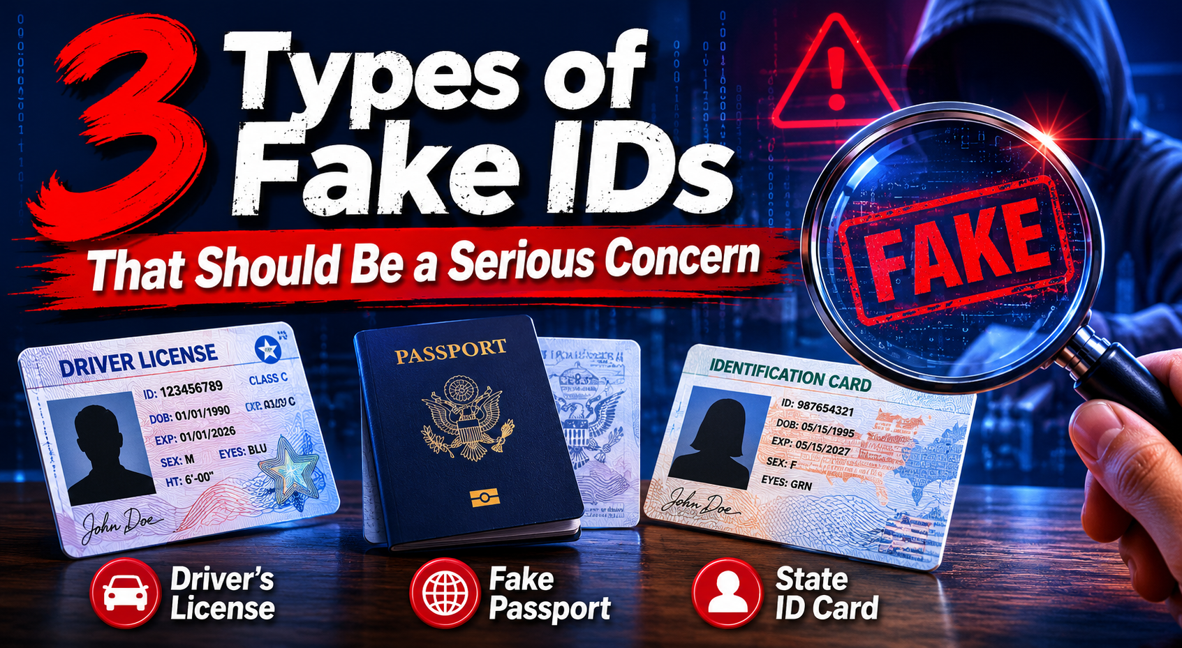 3 Types of Fake IDs That Should Be a Serious Concern